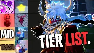 BEST PVE FRUITS TIER LIST IN GPO.. (Whole Cake Update)