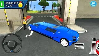 VIP Monaco Cars Drive Simulator #14 - Blue Limousine Driver - Android Gameplay