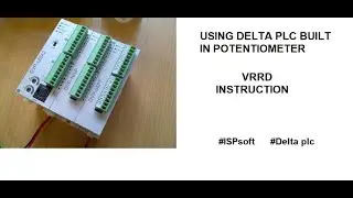 DELTA PLC BUILT IN POTENTIOMETER ,VRRD INSTRUCTION