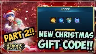 HEROES EVOLVED CODE -  REDEEM FREE CODE!! #5 (CHRISTMAS SPECIAL PART 2!!)