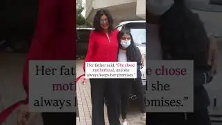 Sushmita was 24 when she adopted her first daughter.