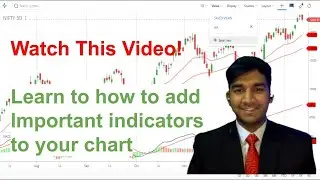 How to add Important Indicators in Kite Zerodha Chart | Kite Tutorial | (in Hindi ) | By Hemant Jain