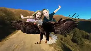 Riding an eagle- Will & Greta 2023