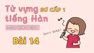 Elementary Korean Vocabulary 1 - Lesson 14 | Read bilingual translation