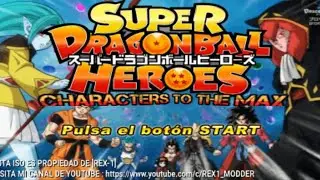 Super DBTTT Heroes Characters to the Max(v2 by [REX-1]Texturas Originais-Menú Permanente