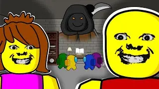 AMONG US vs. WEIRD STRICT DAD ROBLOX CHAPTER 2 || kiwis ANIMATION