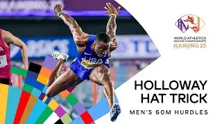 Holloway claims third 60m indoor title in a row in Nanjing | World Indoor Championships Nanjing 25