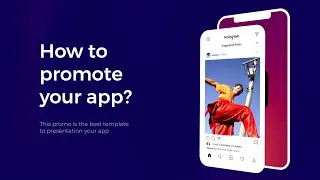 Promo mobile app\ After effects