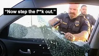 Sovereign Citizen Loses Car Window | Gets Arrested For Obstruction & Suspicion of DUI