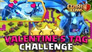 EINFACHE 3 STERNE in der VALENTINSTAGS HERAUSFORDERUNG (clash of clans deutsch)