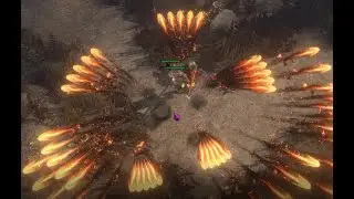 POE 3.19 leveling as if league start Saboteur Blazing salvo / Fireball miner