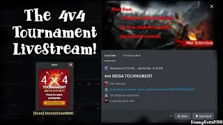 War Selection | 4v4 MEGA TOURNAMENT Livestream! DAY 1