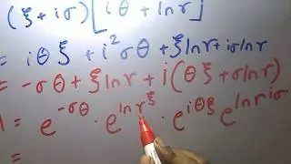 Complex no^complex no - (x+iy)^(a+ib)