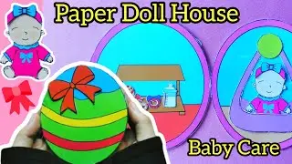 Baby Care | Paper doll house Papercraft