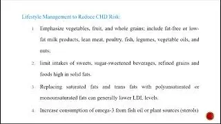 Chapter 8, Nutrition and CHD
