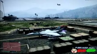 Gta 5:Roubando um caça [HD]