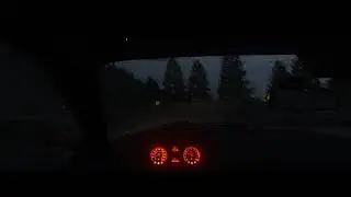 Assetto Corsa - LA Canyons Traffic Rain FX Night - Ferrari 512 TestaRossa