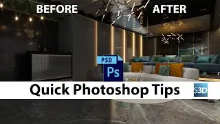 Quick Photoshop Tips which Improve your Renders.