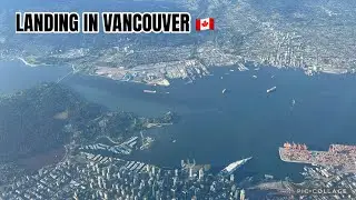A Breathtaking Flight Over The Mountains | Landing In Vancouver, Canada 🇨🇦 