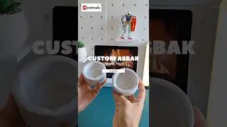 Custom Asbak dengan Teknik Sublim #diy #custom #sublimation