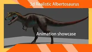 Albertosaur animation showcase