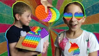 Большая распаковка  Pop It и симп димпл 😍