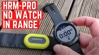 How to use the Garmin HRM-PRO Without a Watch In Range