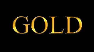 Photoshop: Gold Text Effect (Tutorial)