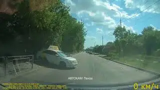 Таксист на встречке. Пенза улица Гоголя
