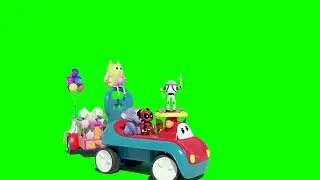 Footage green screen Toys
