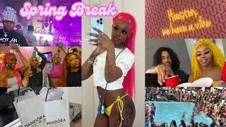 SPRING BREAK 2025 | HOUSTON GIRLS TRIP : baywatch, clubbing, shopping, linking with influencers !?
