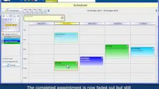 Completing an appointment