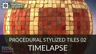 Substance Designer - Stylized Tiles 02
