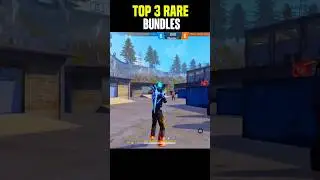 Top 3 Rare Bundles In Free Fire History 😱 #shorts #freefire #telugu #youtubeshorts
