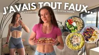 JE CHANGE MON ALIMENTATION POUR MA SANTÉ (j’avais tout faux)