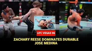 UFC Vegas 96 Results: Zachary Reese kicks Jose Medina and brutally slams him