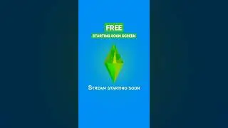 [Preview] Starting Soon Screen | Sims 4 Stream Overlay (Basic Version)