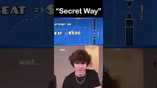 $500 Secret Way In Geometry Dash!!😂😂