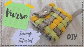 FABRIC COMPACT PURSE_WALLET / EVDE PRATİK CÜZDAN DİKİMİ /КОМПАКТНЫЙ КОШЕЛЕК (DIY Sewing Tutorial)