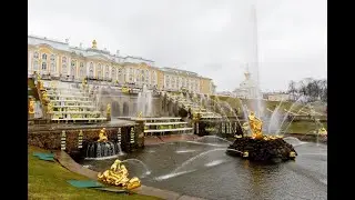 Петродворец. Пуск фонтанов. 16 июня 2012 года.