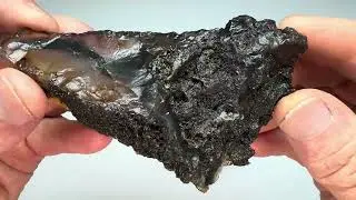 Slabbing Kendra’s Dark on the Outside Texas Agate
