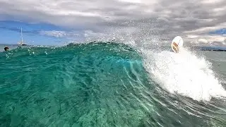 Surfing Waikiki Beach @Three's-Surfbreak