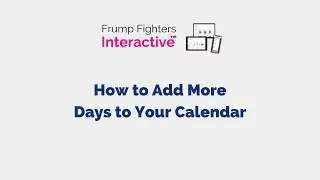 How to Add More Days to Your Calendar