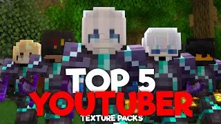 Top 5 best Minecraft youtuber texture packs | 1.21