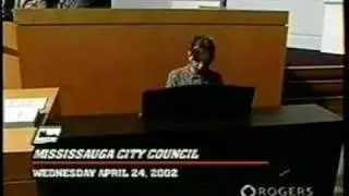 Alexandra Petkovski at Mississauga City Hall April 2002