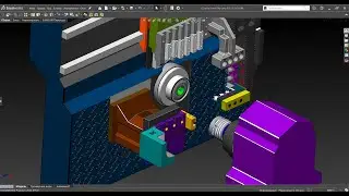 Нарисовал 3D Модель станка Ray Feng RSB-32 для Mashsim