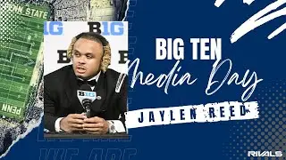 Jaylen Reed talks #B1G Media Day 2024 - #PennState Nittany Lions Football