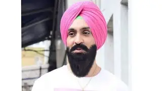 My 700th Video 😍| Diljit Dosanjh in Beard Look | Beard Art | #punjabi #shorts #ashortaday