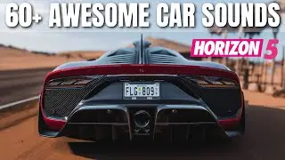 60 AWESOME Car Sounds in Forza Horizon 5 (PS5) The Best Sounding Cars to own