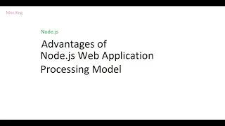 Node.js - Pros of Node.js